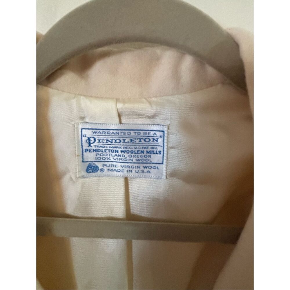 Pendleton Cream Wool Blazer - Picture 2 of 3